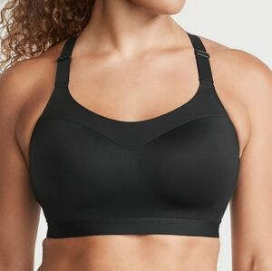 Victoria's Secret On Point Incredible Black Adjustable Padded Sports Bra 38DDD